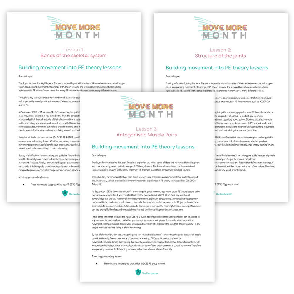 Building movement into PE Theory